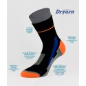 Dryarn® Short Running Socks Black for men