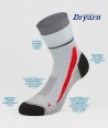Dryarn® Short Running Socks White for men