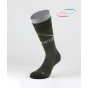 ThermoCool® Short Trekking Socks Green Brown for men