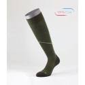 ThermoCool® Long Trekking Socks Green Brown for men