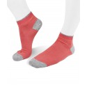 Calze sneakers rosa salmone in viscosa per donna