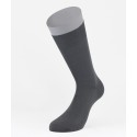 Flat Knit Cotton Short Socks Grey for men