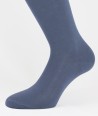 Flat Knit Cotton Long Socks Avion for men