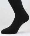 Flat Knit Wool Short Socks for men Black