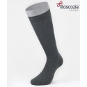 Mini Dots Cotton Lisle Short Socks Grey for men