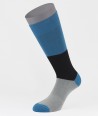 Blocks Cotton Short Socks Turquoise Grey for men