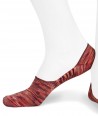 calze fantasmini salvapiede multicolore in cotone per uomo rosse