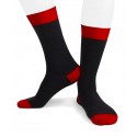 Ecotec® ecologic cotton men short socks navy red