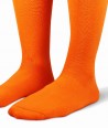Long microfleece Dryarn® orange socks for women