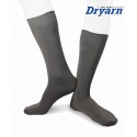 Calze lunghe grigio in Micropile Dryarn® per uomo