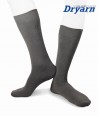 Long microfleece Dryarn® grey socks for men