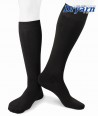 Long microfleece Dryarn® black socks for men